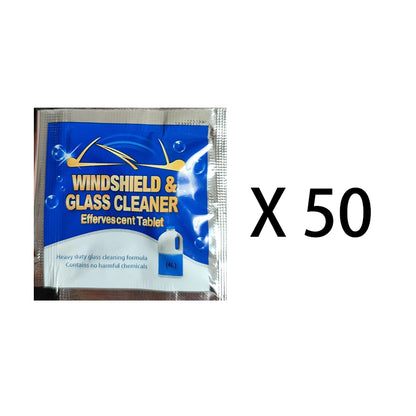 Car glass water effervescent tablets