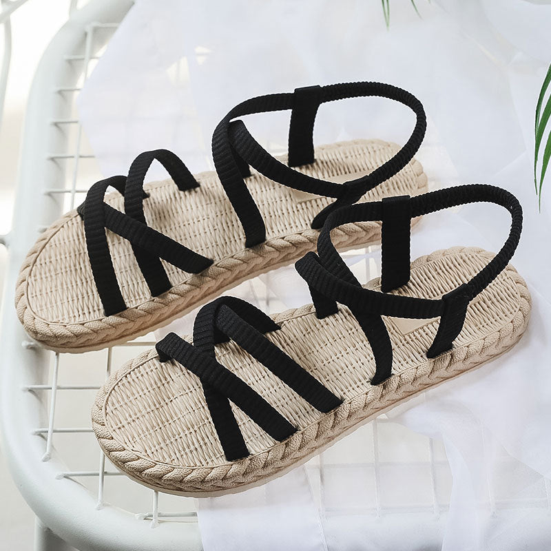 Travel espadrilles sandals