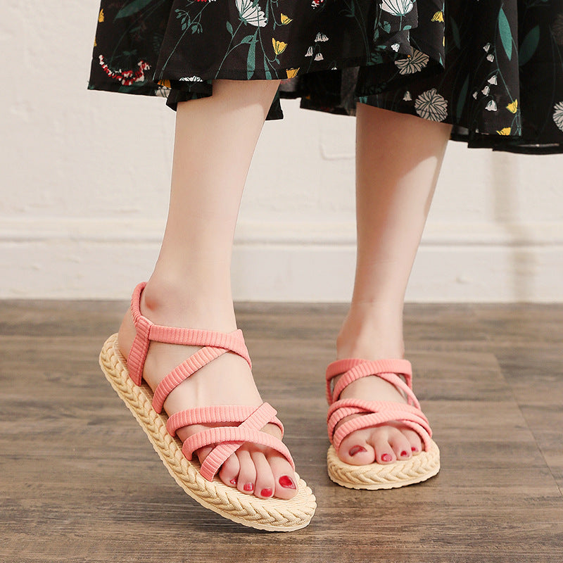 Travel espadrilles sandals