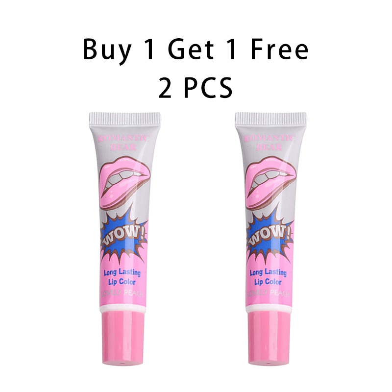 Peel-off liquid lip gloss