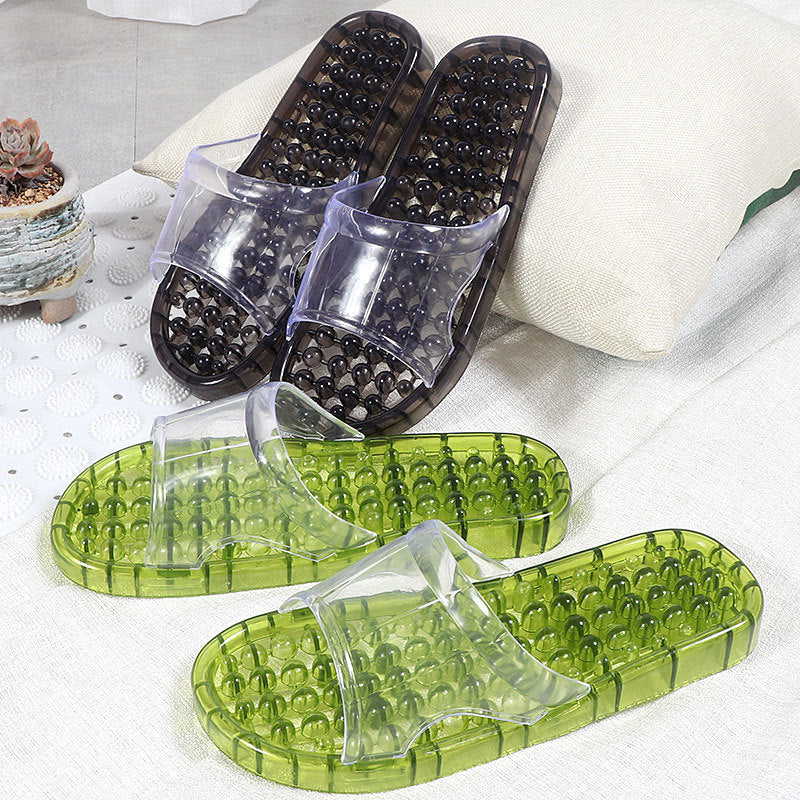 Crystal Massage Hollow Slippers