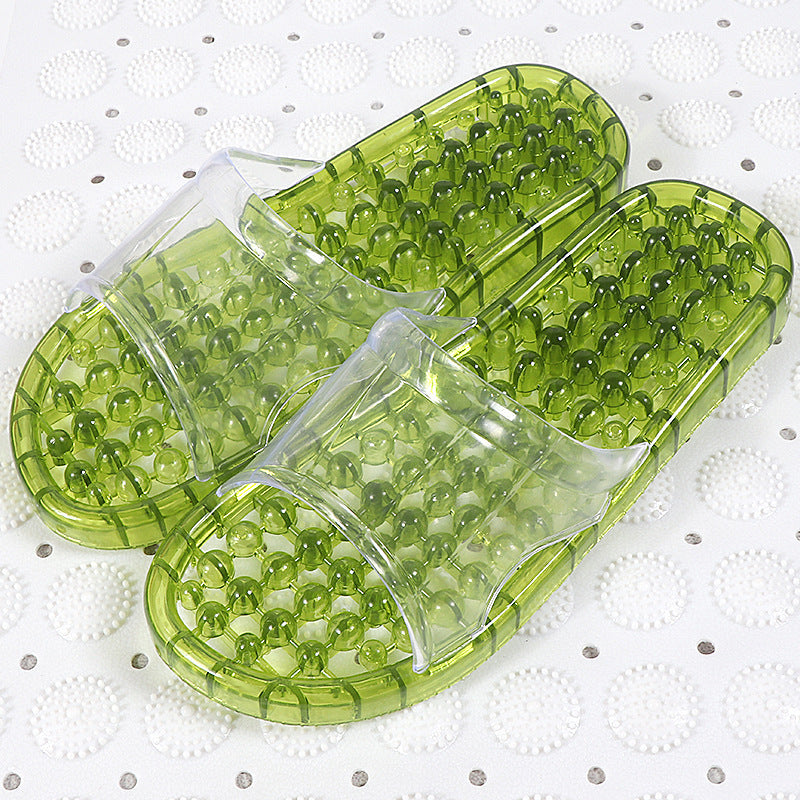 Crystal Massage Hollow Slippers