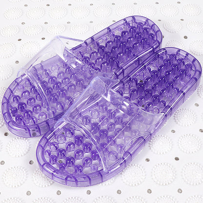 Crystal Massage Hollow Slippers