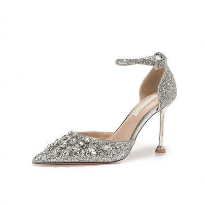 Rhinestone sparkling gleaming sandals