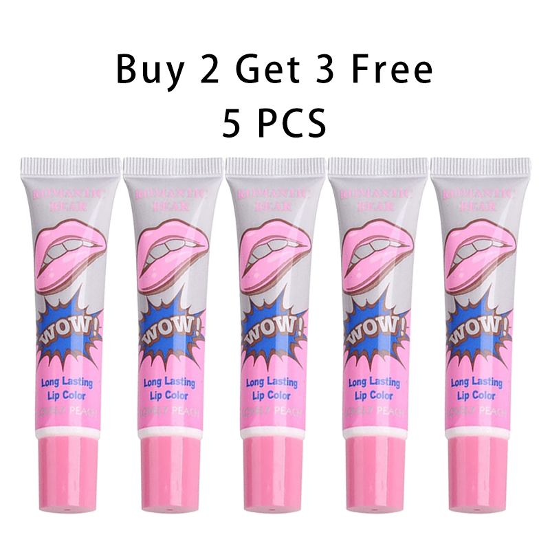 Peel-off liquid lip gloss