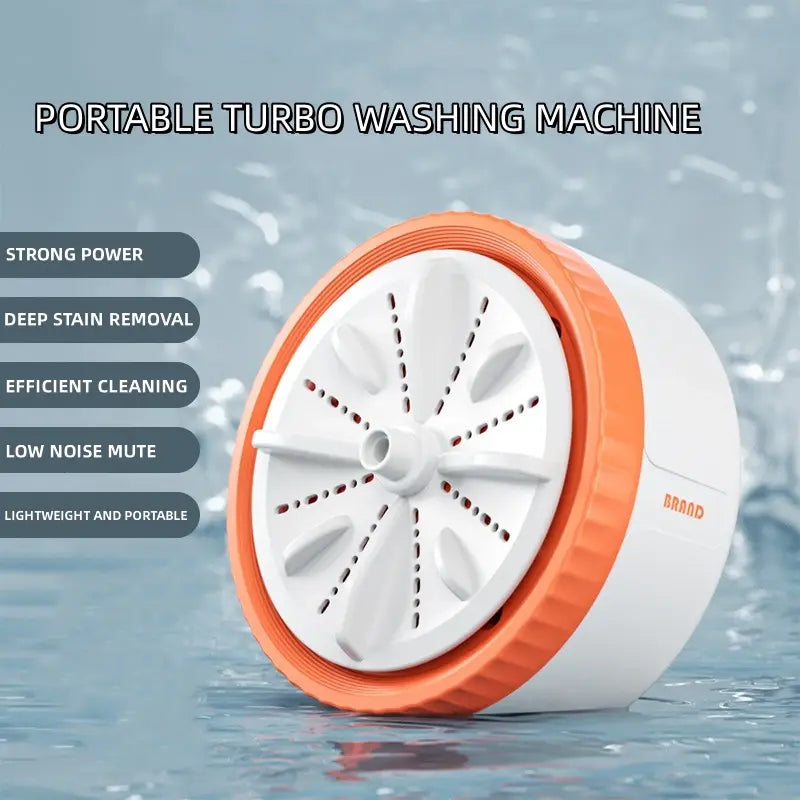 Portable Mini Turbo Washing Machine