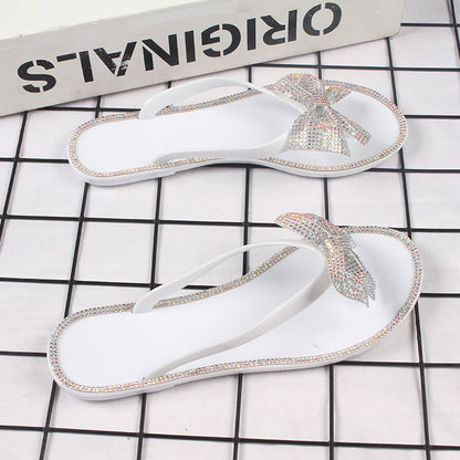 Germani Rhinestone Flat Slides