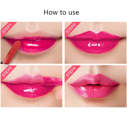 Peel-off liquid lip gloss