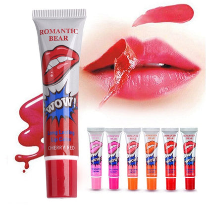 Peel-off liquid lip gloss