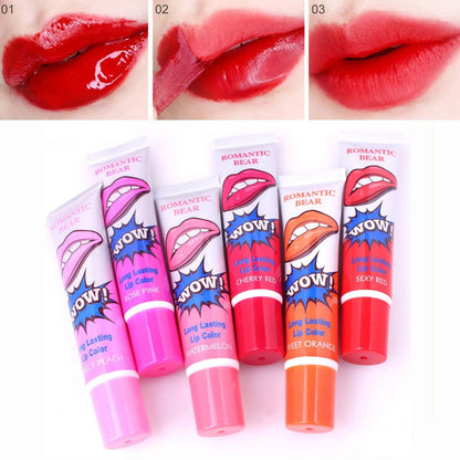 Peel-off liquid lip gloss