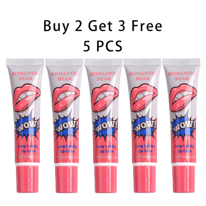 Peel-off liquid lip gloss