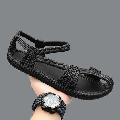 Retro woven outdoor casual shoes