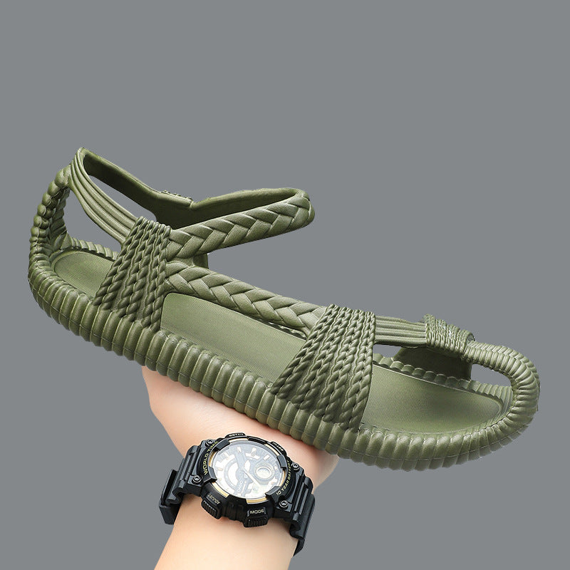 Retro woven outdoor casual shoes