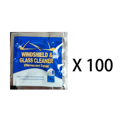 Car glass water effervescent tablets