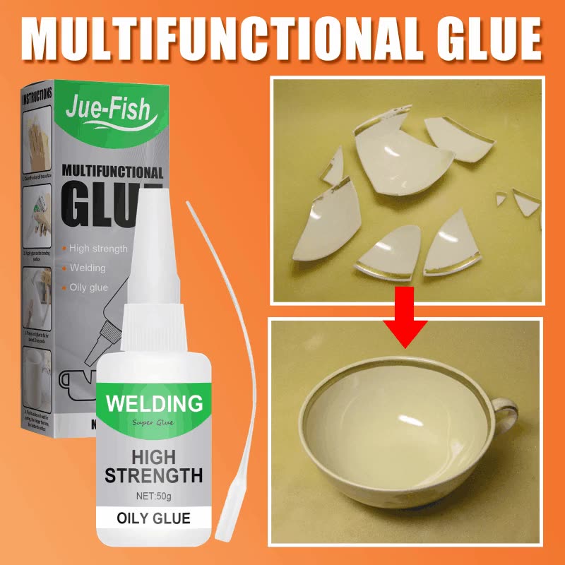 Quick-drying oily glue