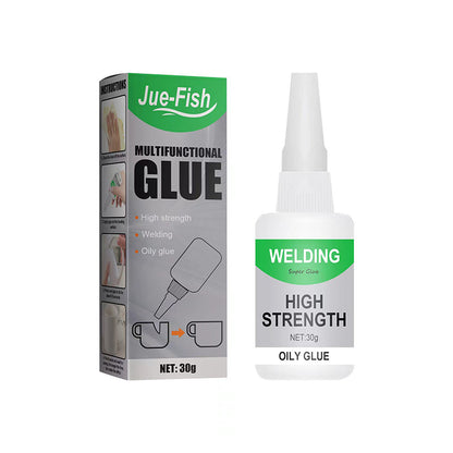 Quick-drying oily glue