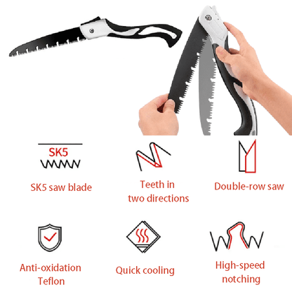 Folding saw anti-rust hand pull hacksaw