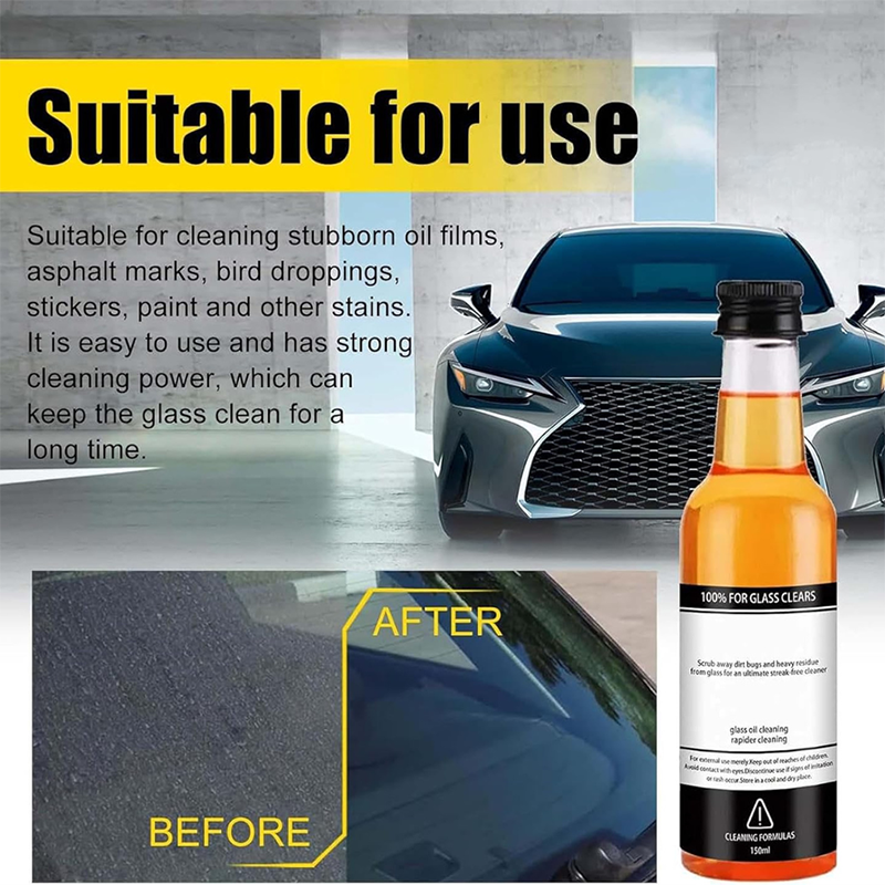 Powerful Windshield Cleaner for Both Home and Car Use