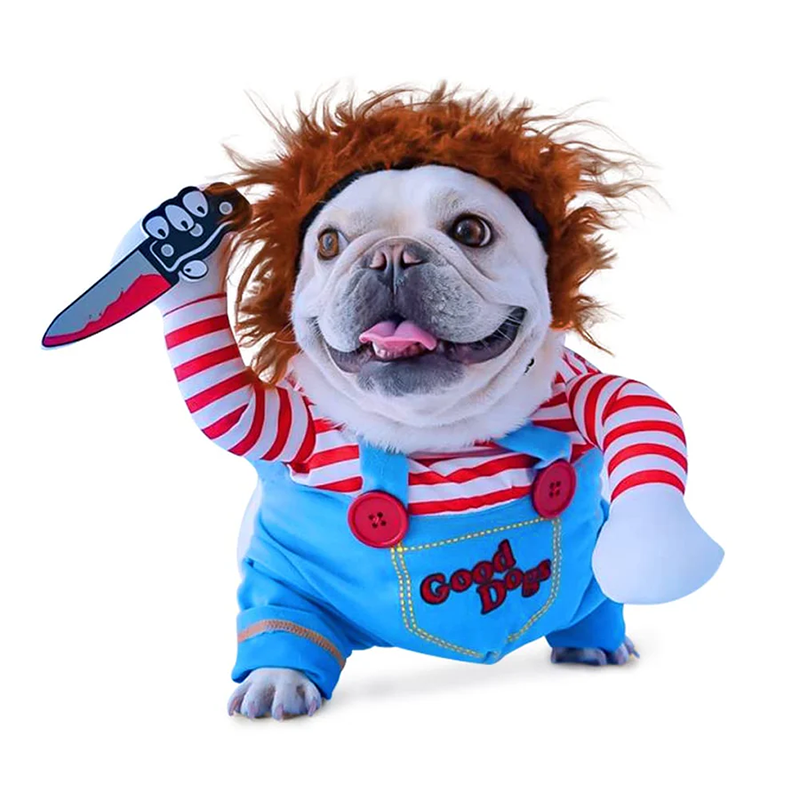 Doll Pet Costume Holding a Knife