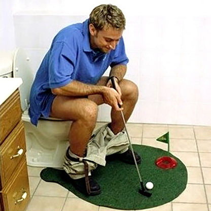 Toilet golf course mini trainer