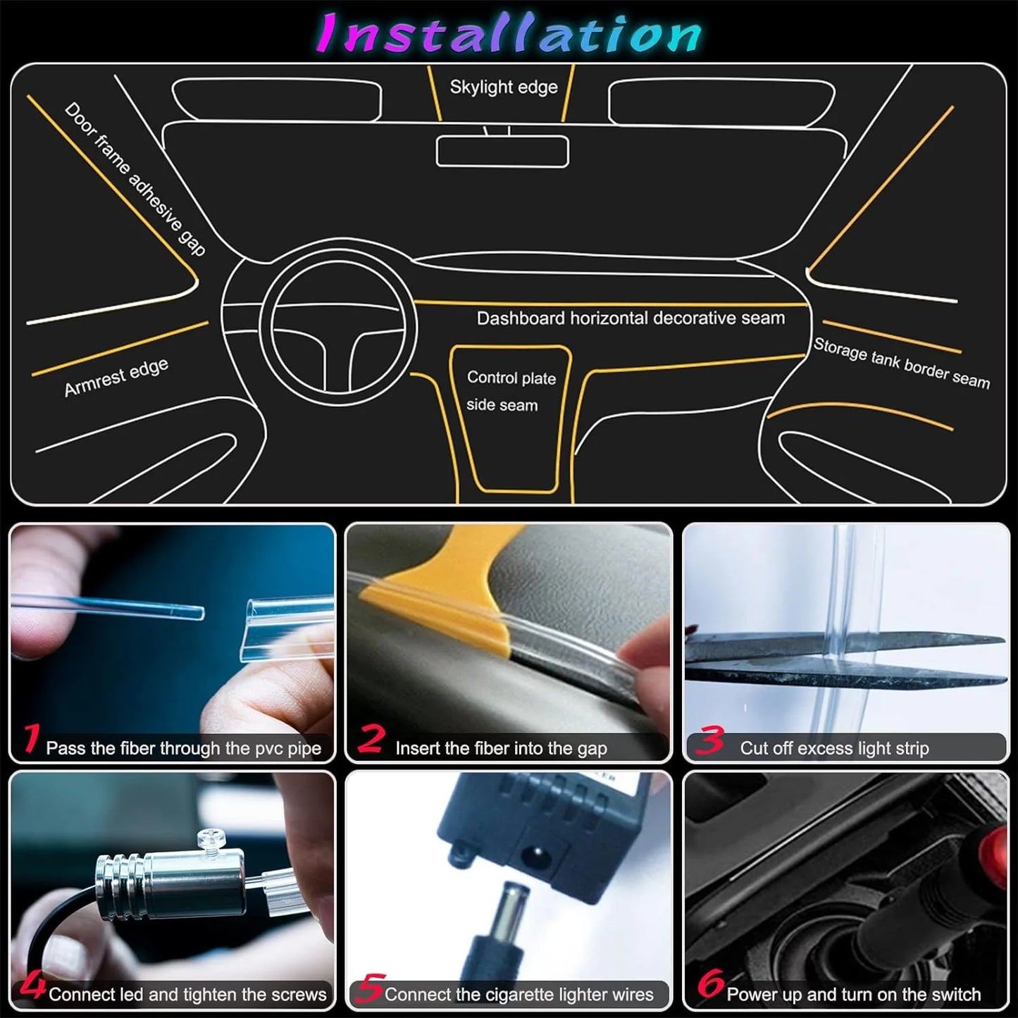 Viral Car Interior Led