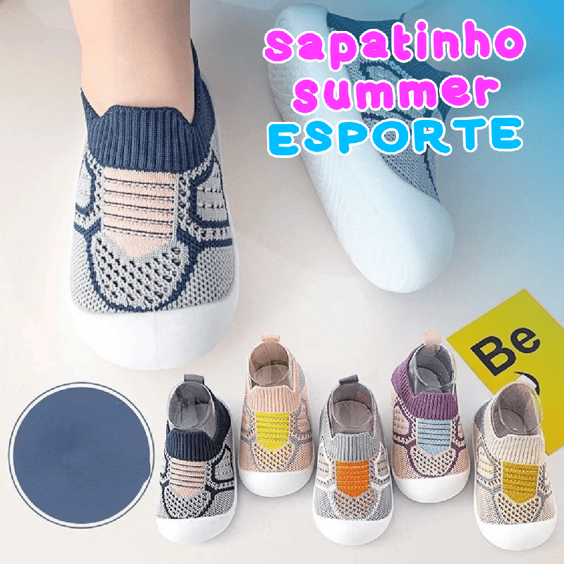 Breathable mesh children's socks and boots