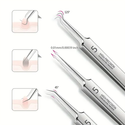 Professional Facial Blackhead Remover Tweezers