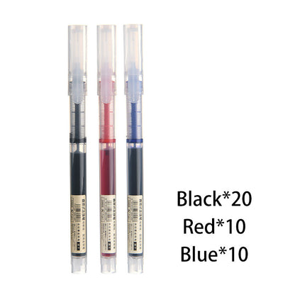 Rollerball Pen Fine Tip Black Gel Ink Pen 0.5 mm