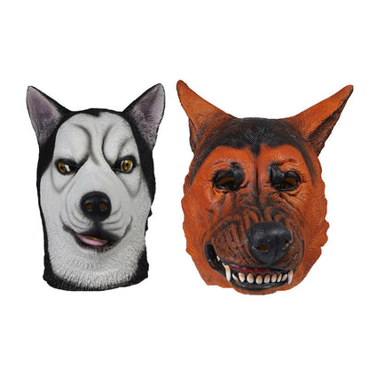 Erha German Shepherd Funny Latex Mask