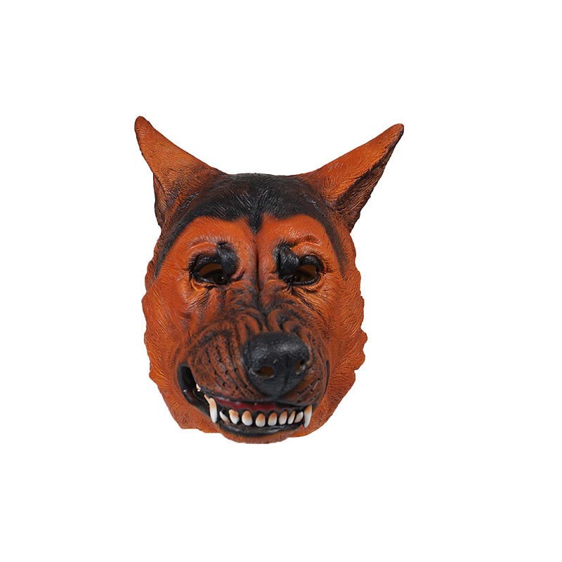 Erha German Shepherd Funny Latex Mask