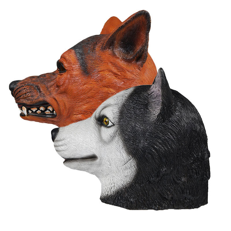 Erha German Shepherd Funny Latex Mask