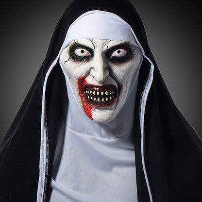 Nun funny latex mask