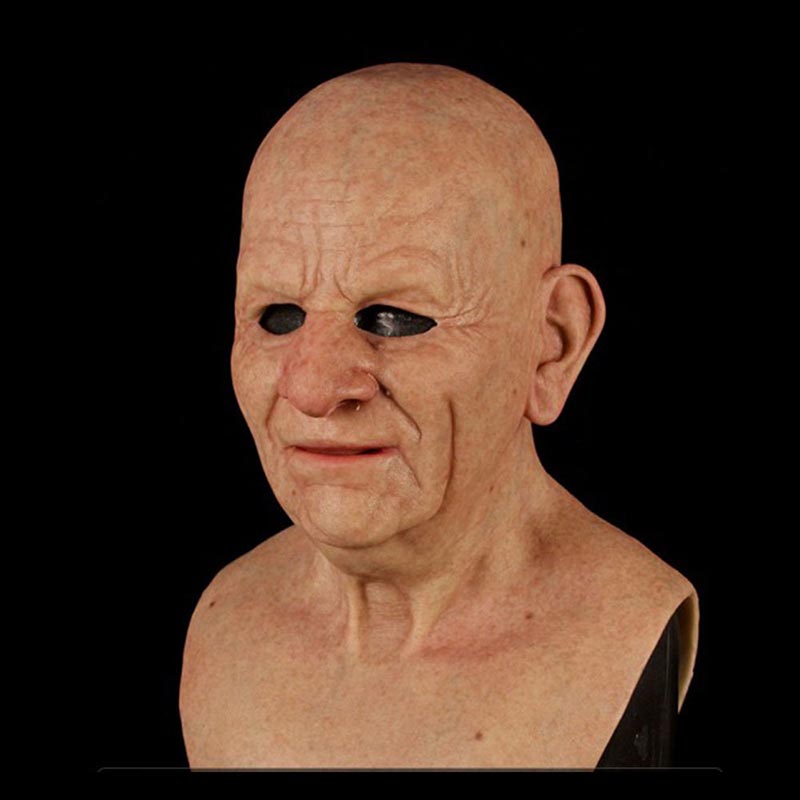 Humanoid funny latex mask