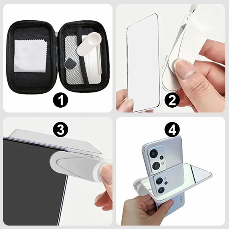 Smartphone Camera Mirror Reflection Clip Kit