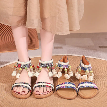 Roman holiday sandals