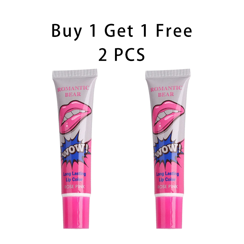 Peel-off liquid lip gloss