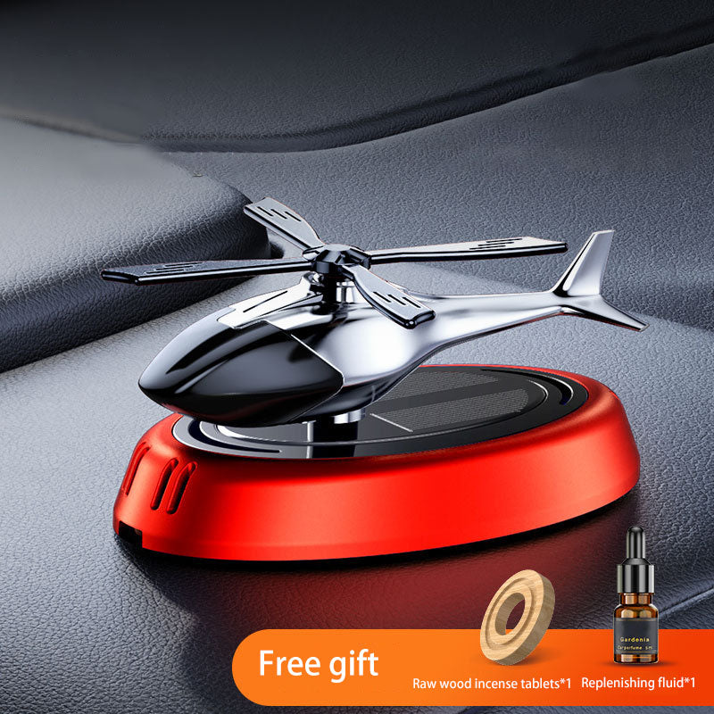 Solar aircraft ornaments car aromatherapy