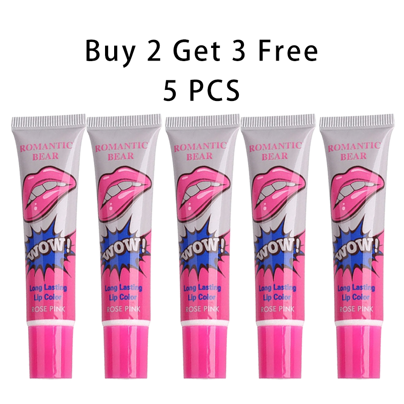 Peel-off liquid lip gloss