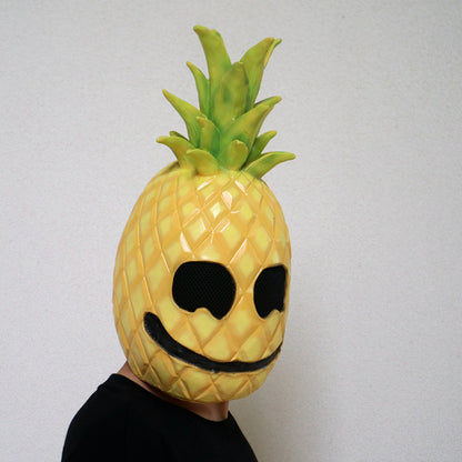 Fruit latex headgear party mask