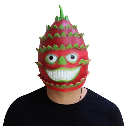 Fruit latex headgear party mask