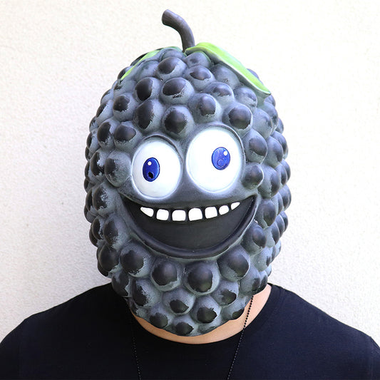 Fruit latex headgear party mask