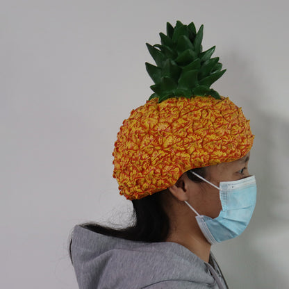 Fruit latex headgear party mask