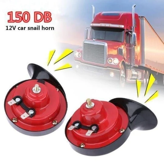 Super Loud Train Snail Horn for Trucks, Cars, Motorcycle