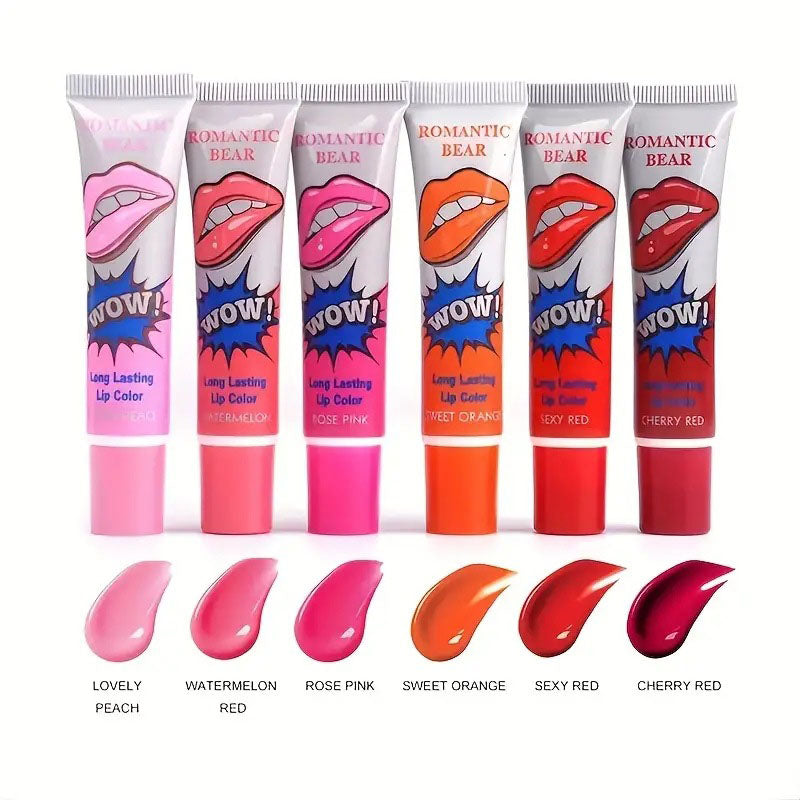 Peel-off liquid lip gloss