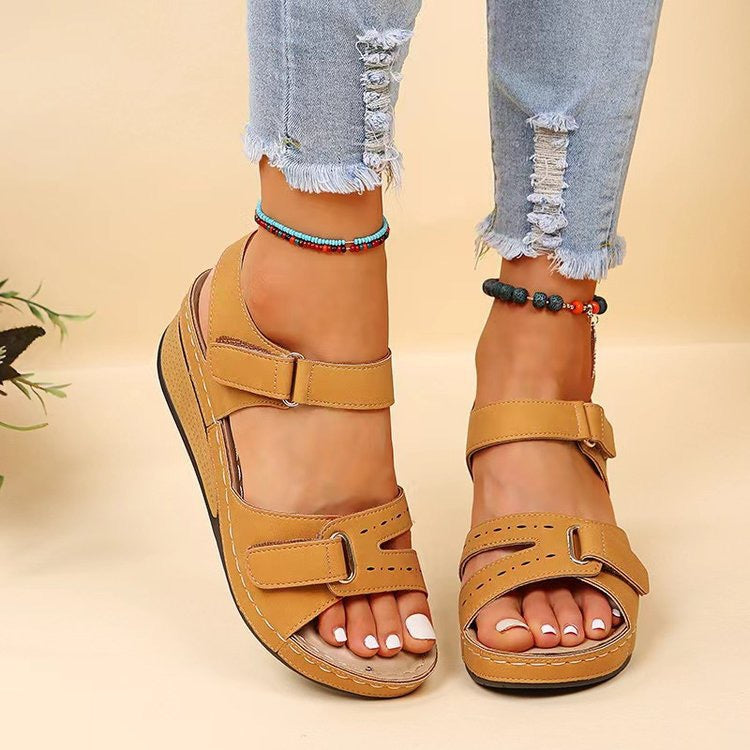 punk wedge sandals