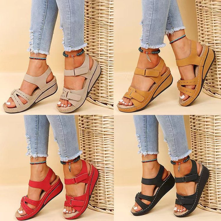 punk wedge sandals