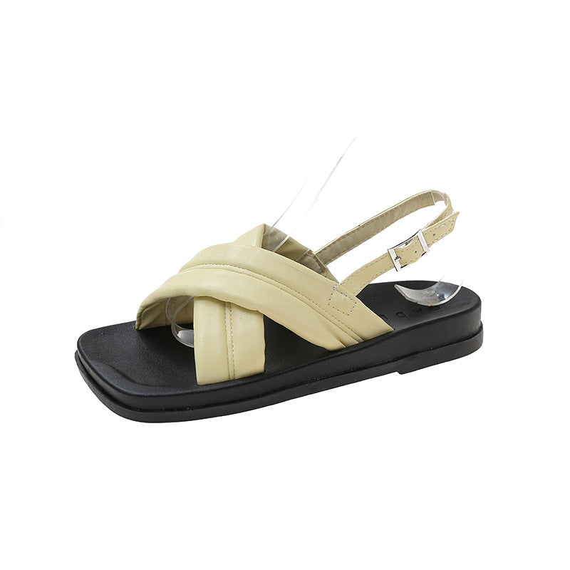 Roman platform summer sandals